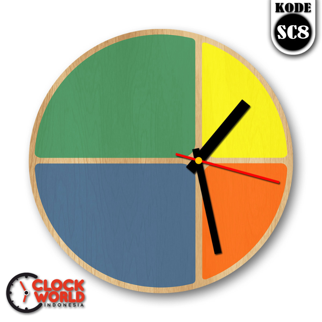 JAM DINDING 30cm SCANDINAVIAN