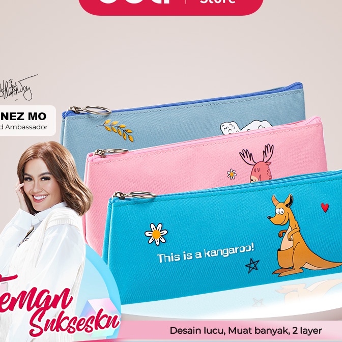 

Extra Deli Tempat Pensil Pencil Pouch Lucu Kapasitas EH9XX