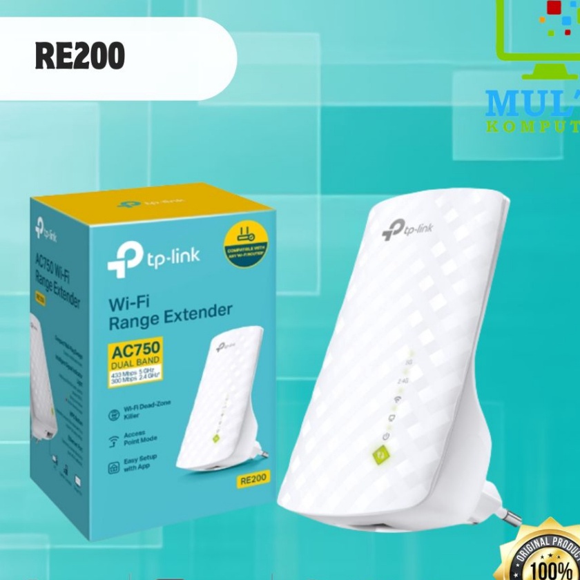 Ekstra WiFi Range Extender TP RE2  TP RE 2 AC75 Dual Band