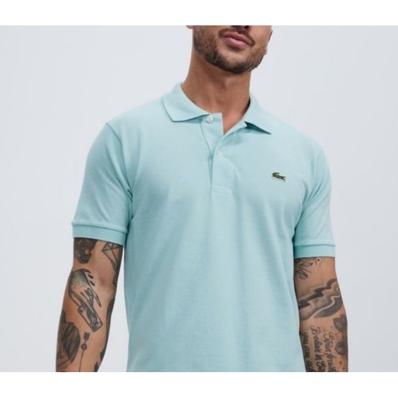 Baju Polo Shirt Lacoste Pria Kaos Branded Kaos Kerah batch 2
