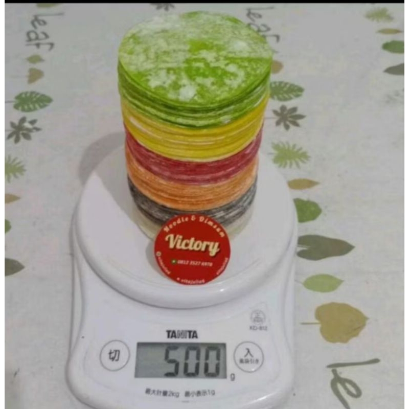 

Kulit dimsum d7 mix 6 warna