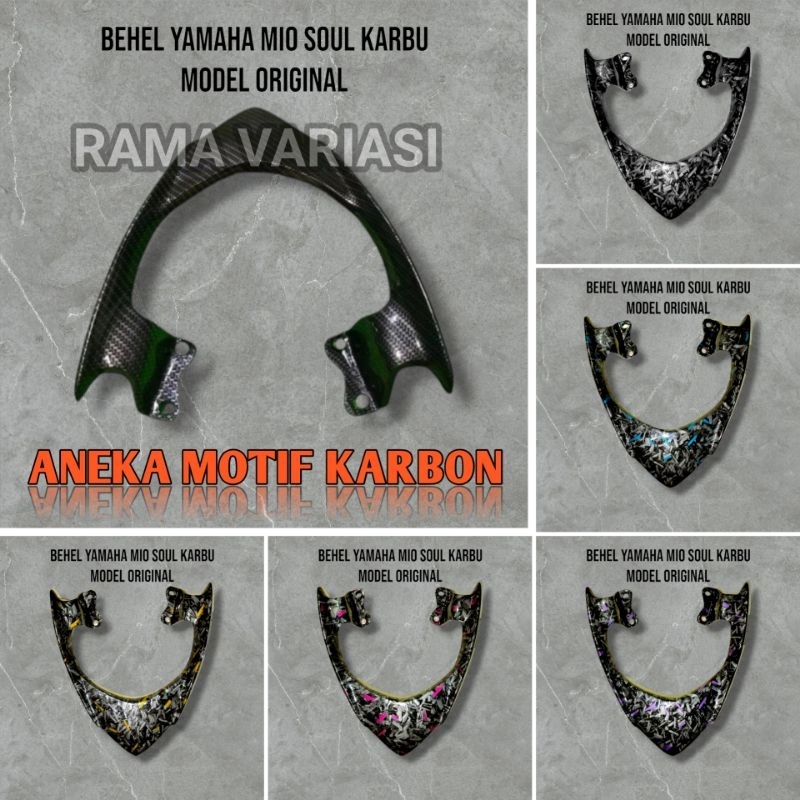 Behel begel MIO SOUL MODEL ORI KARBON FORGED behel MIO SOUL KARBU KARBON FORGED planger jok belakang