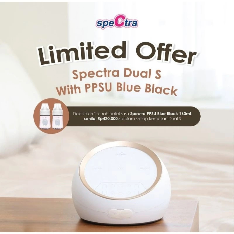 SPECTRA DUAL S DOUBLE ELECTRIC BREASTPUMP_ POMPA ASI ELEKTRIK GANDA POMPA ASI DUAL S