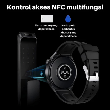 Smartwatch GT8 HD Full Screen NFC Sports GPS Waterproof smartwatch Pria Bluetooth Wireless Charge
