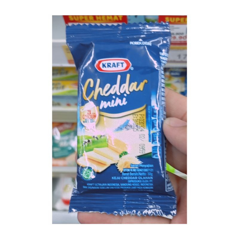 

KRAFT KEJU CHEDDAR 30GR