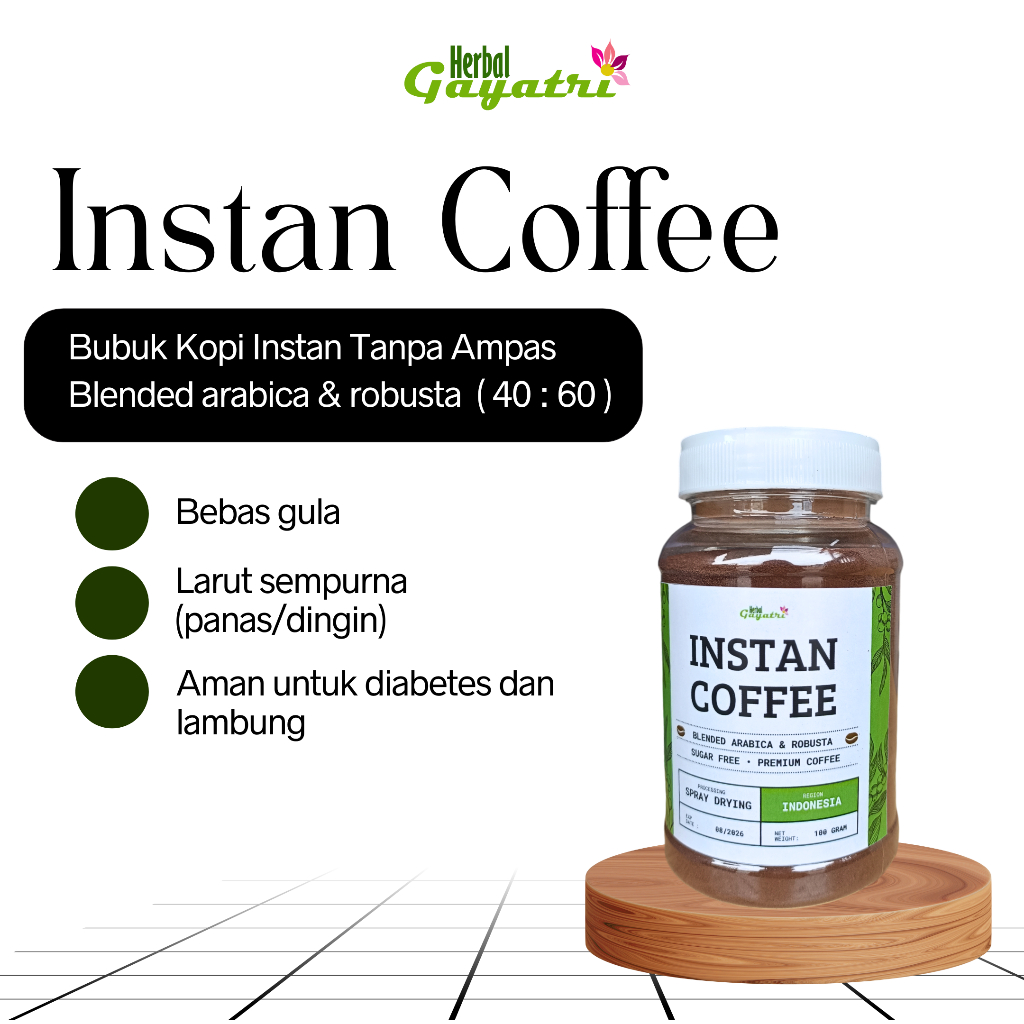 

Instan Coffee / Bubuk Kopi Instan Tanpa Ampas