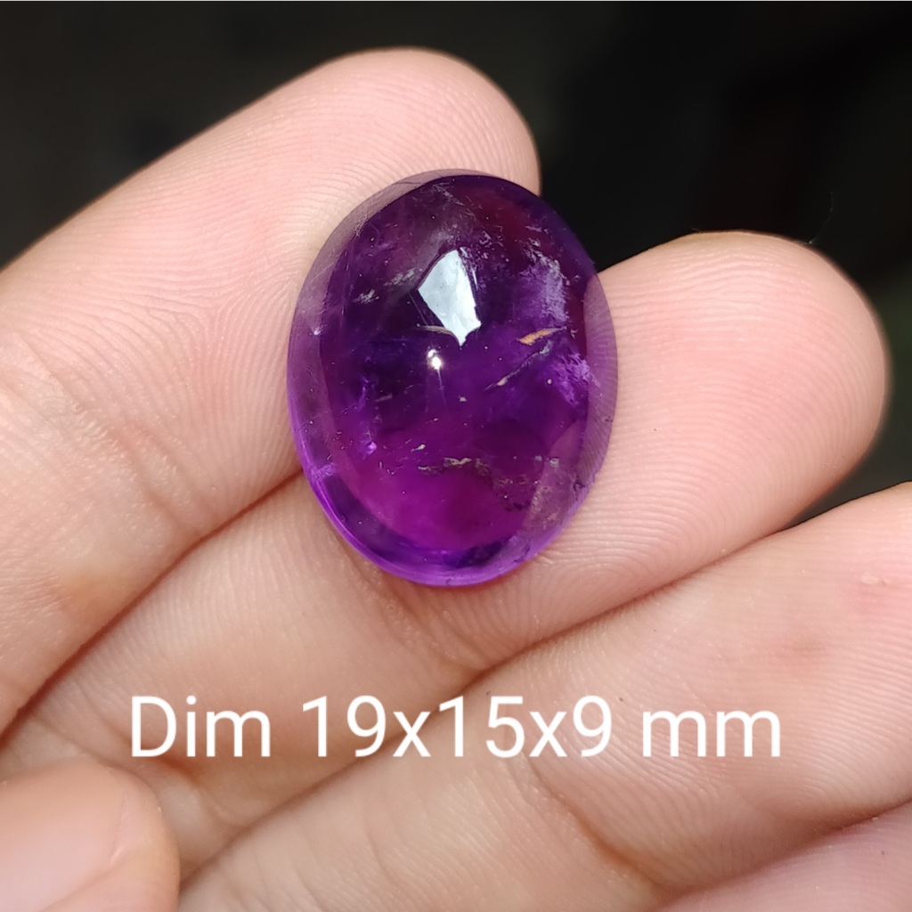 BATU KECUBUNG UNGU ASLI NATURAL BERSERAT cek batu lainnya yaman api wulung opal bacan permata kalima