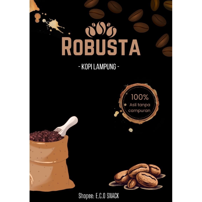 

Bubuk Kopi Lampung/ROBUSTA Asli 100gram