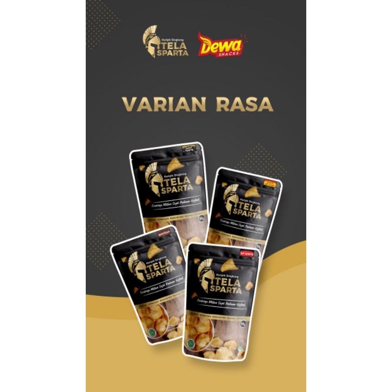 

Snack Tela Sparta / Keripik Ketela/jajanan/cemilan kekinian