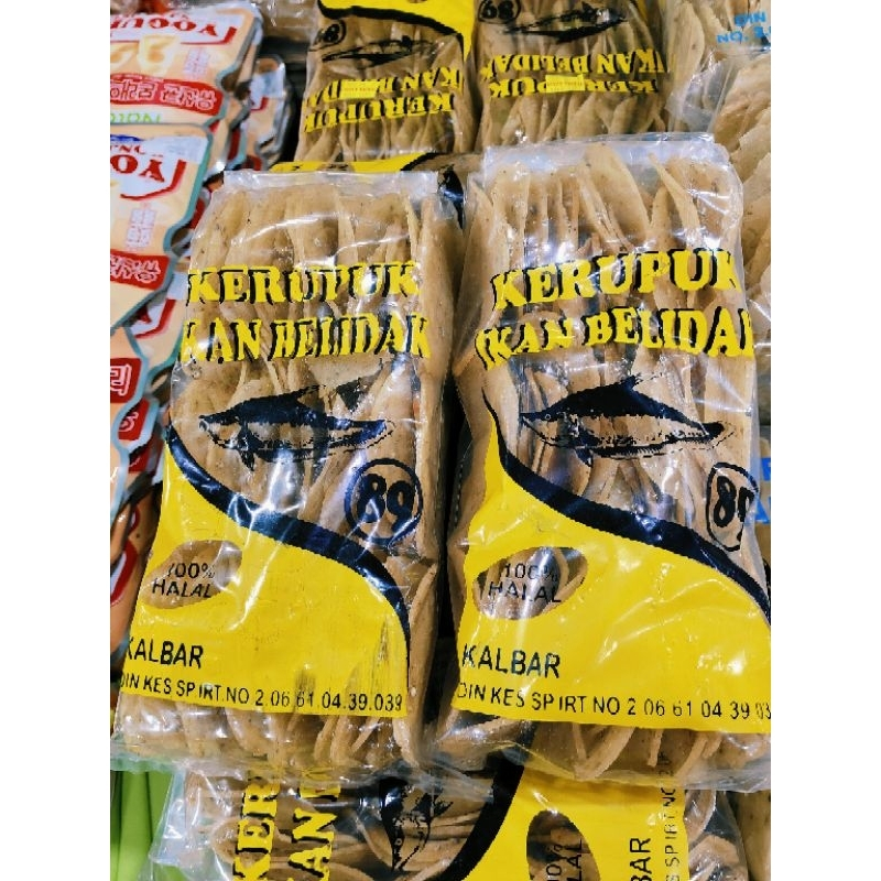 

Kerupuk Ikan Belidak 89 Khas Kal-bar 500gram