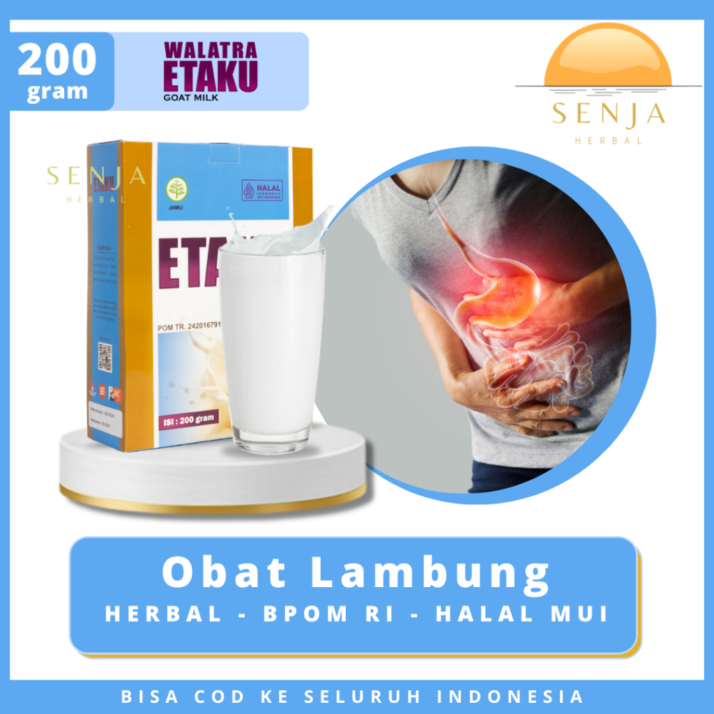 

Susu Penurun Asam Lambung - Walatra Etaku Goat Milk - Susu Kambing Etawa Murni