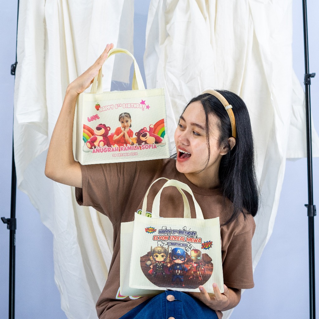 

Tas Souvenir Ulang tahun / Bingkisan Souvenir Ultah Anak-anak Bisa Custom