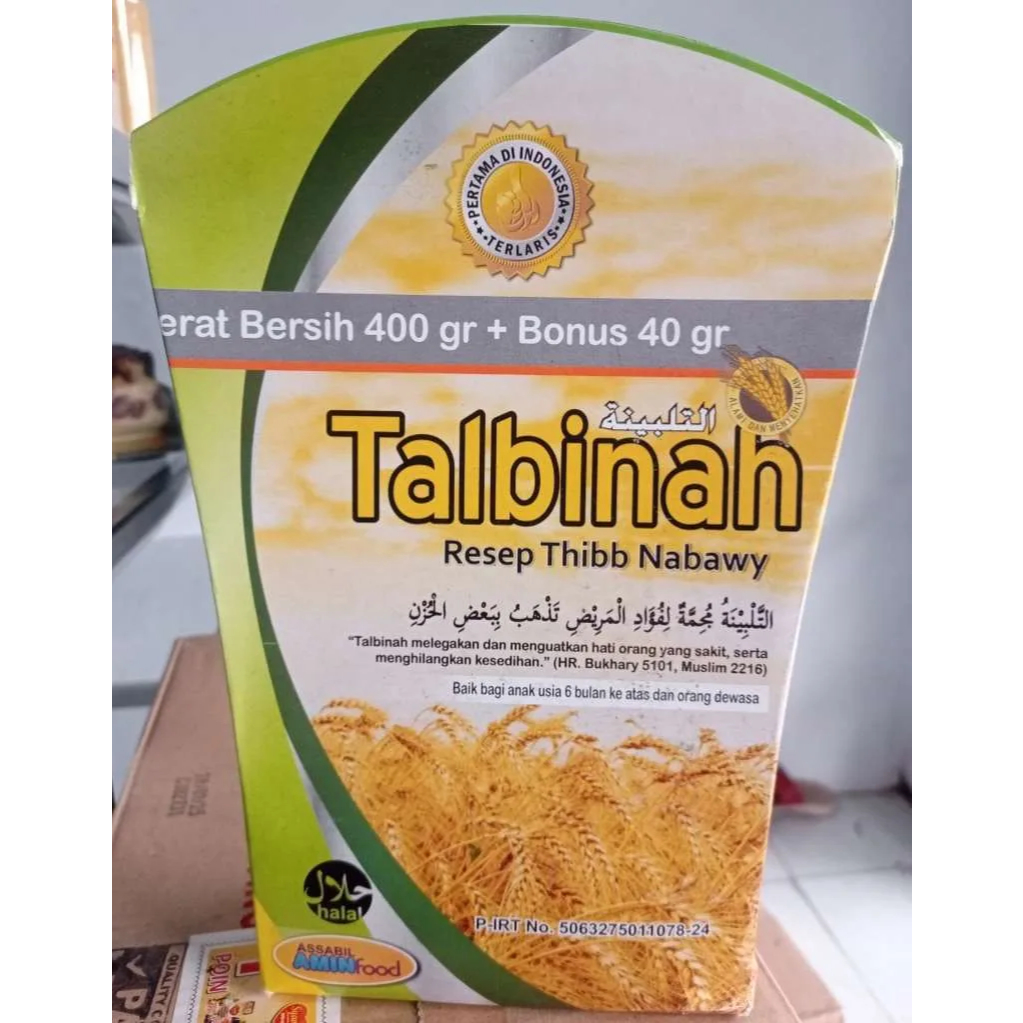 

Talbinah Resep Thibb Nabawy 400+40 gram Tepung Gandum Talbinah Original