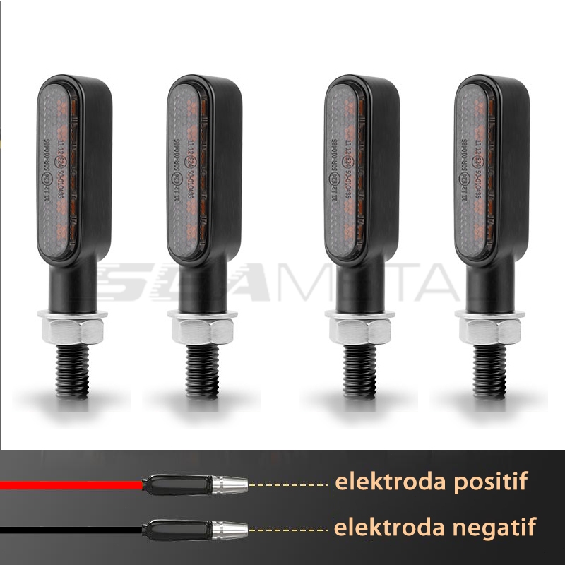 TERBARU LAMPU SEIN LED MOTOR LAMPU SEIN LED SEN MOTOR UNIVERSAL WARNA KUNING