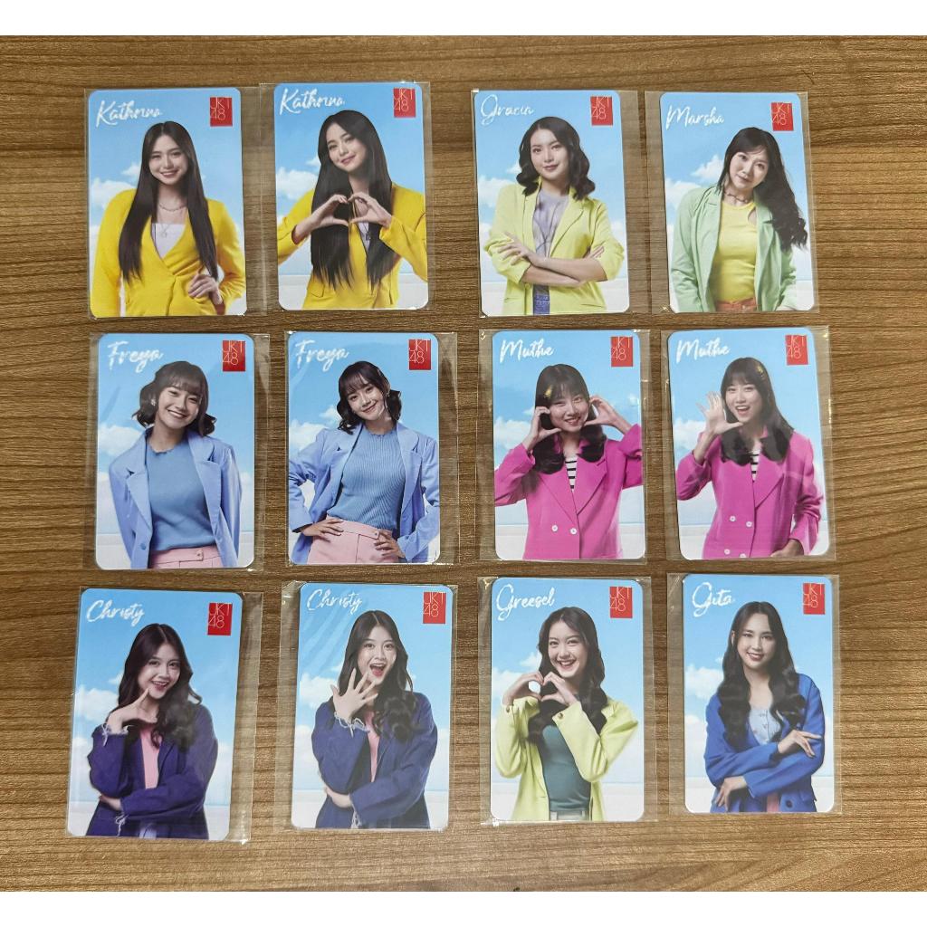 [READY STOCK] JKT48 PHOTOCARD JTRUST 2.0 OFFICIAL SIGN FREYA MUTHE GREESEL KATHRINA CHRISTY MARSHA