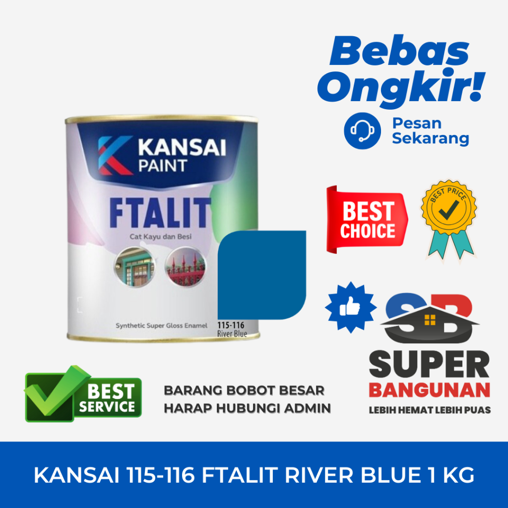 KANSAI 115-116 FTALIT RIVER BLUE 1 KG
