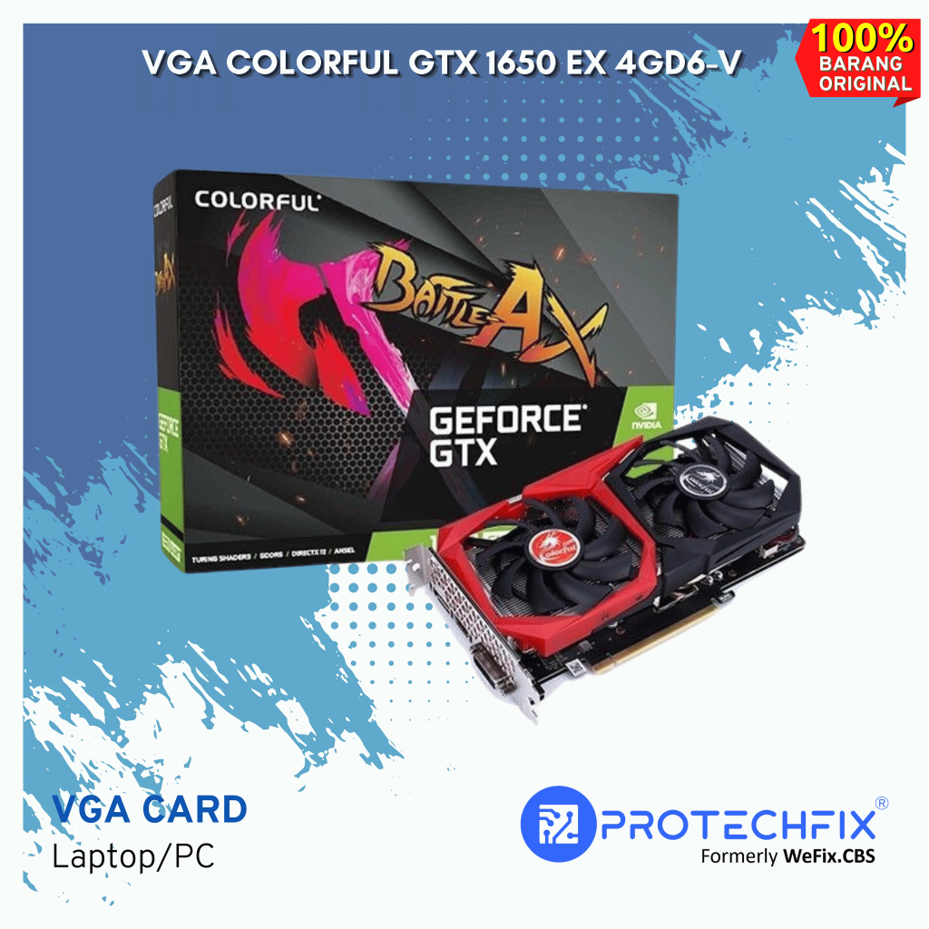 VGA Colorful GTX 1650 EX 4GD6-V