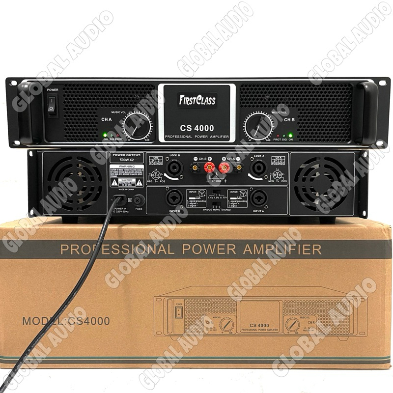 Power Amplifier Firstclass FC CS 4000 Profesional Power Amplifier Cs4000 CS 4000 Original Bagus Mura