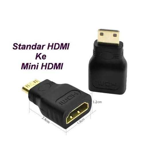 KONEKTOR MINI HDMI TO HDMI - CONVERTER HDMI TO MINI HDMI