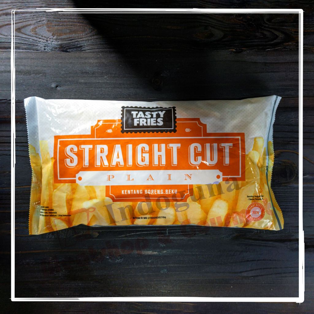 

Tasty Fries Straight Cut Plain French Fries Kentang Goreng 900gr