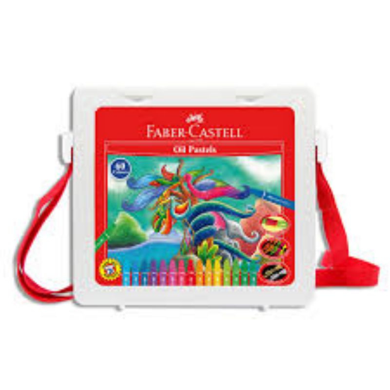 

crayon hexagonal oil pastel Faber castell isi 60 pcs