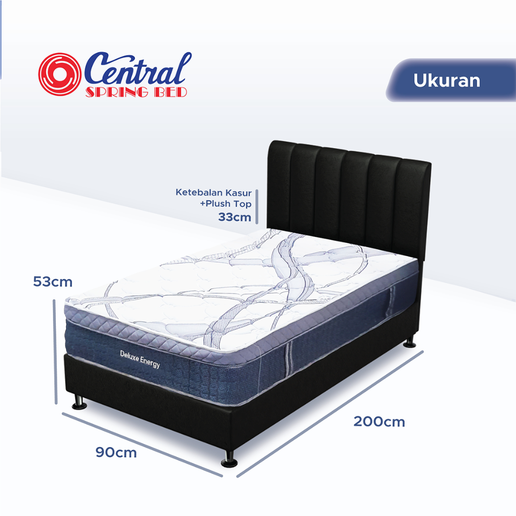 Citra Furniture Central Spring Bed Springbed Central Grand Deluxe 90 x 200 cm Full Set