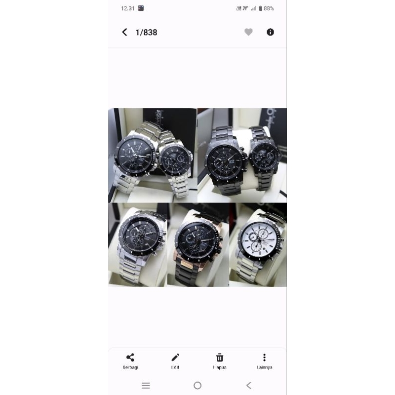 AC 6141 Alexandre Christie AC6141 Jam Tangan Couple Alexander Christie Stainless Original