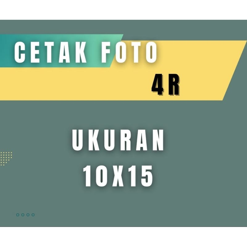 CETAK FOTO UKURAN 4R 10.2X15.2 HIGH QUALITY DIGITAL LAB
