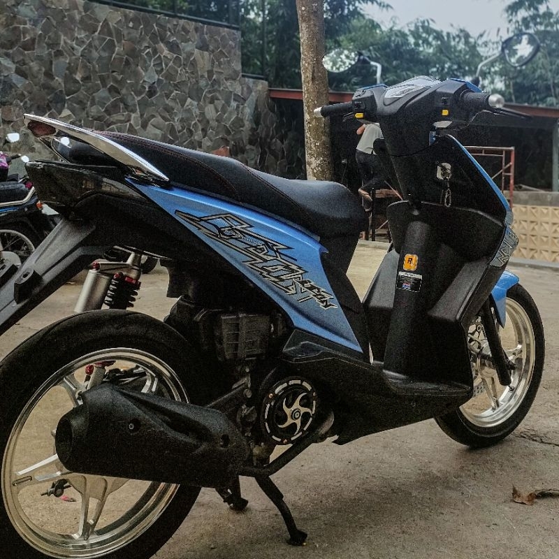 Striping sticker transparan beat karbu 2008-2012 icon style