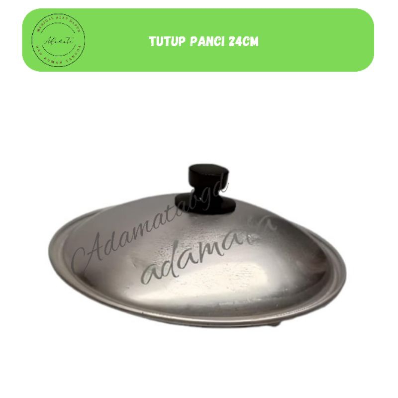 Tutup panci aluminium 24 cm cocok untuk semua merk panci