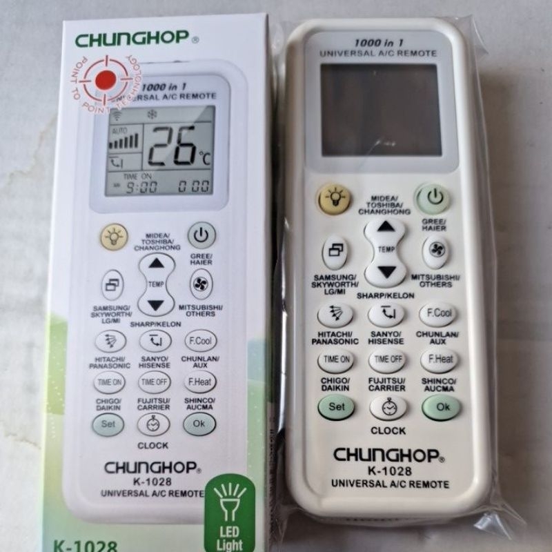 Remot AC chunghop 1028 multi