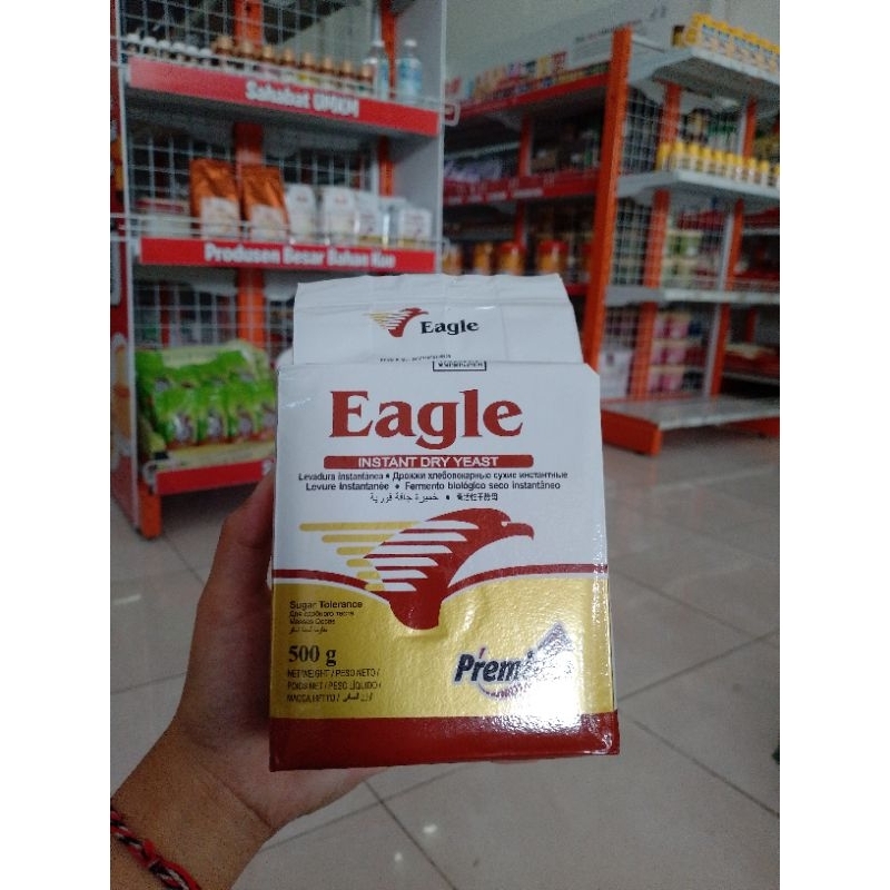 

eagle instant dry yeast campuran perlakuan tepung 500gr