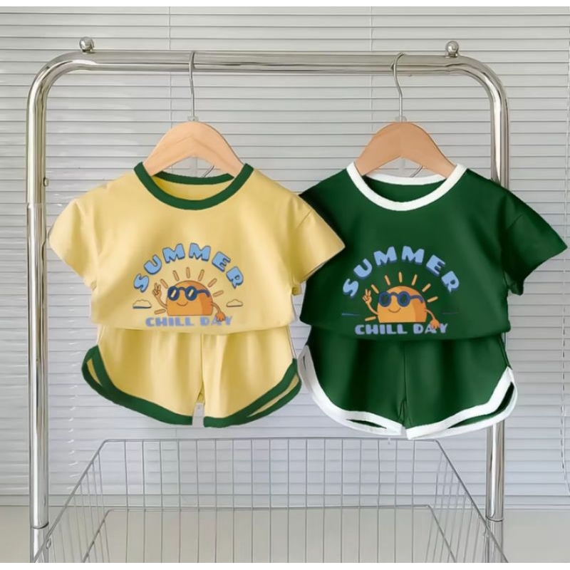 Setelan Baju Anak Summer / Setelan Baju Anak Perempuan / Setelan Baju Anak Laki Laki