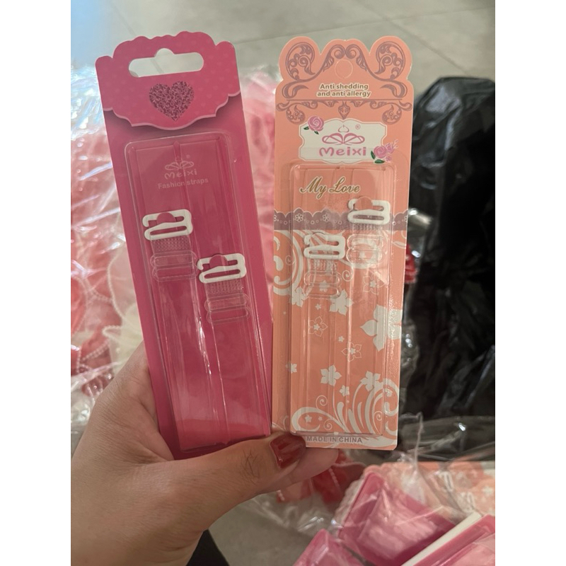 PA Tali Bra Transparan  Tali BH Bening Elastis Tebal - STRAP TALI BRA BH DALAMAN