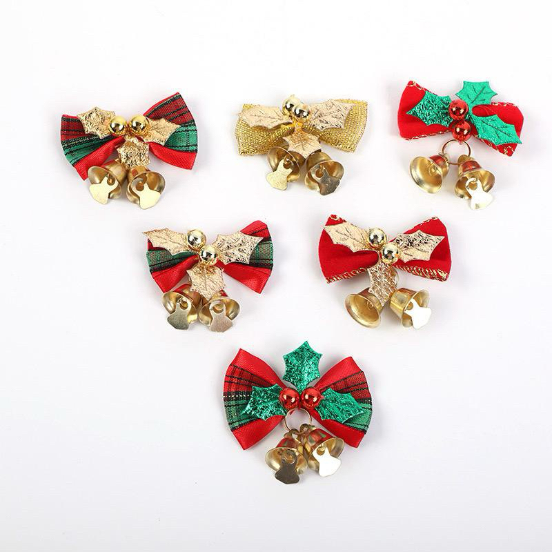 

Pita jadi/lonceng natal/pita mini ornamen natal merah hijau