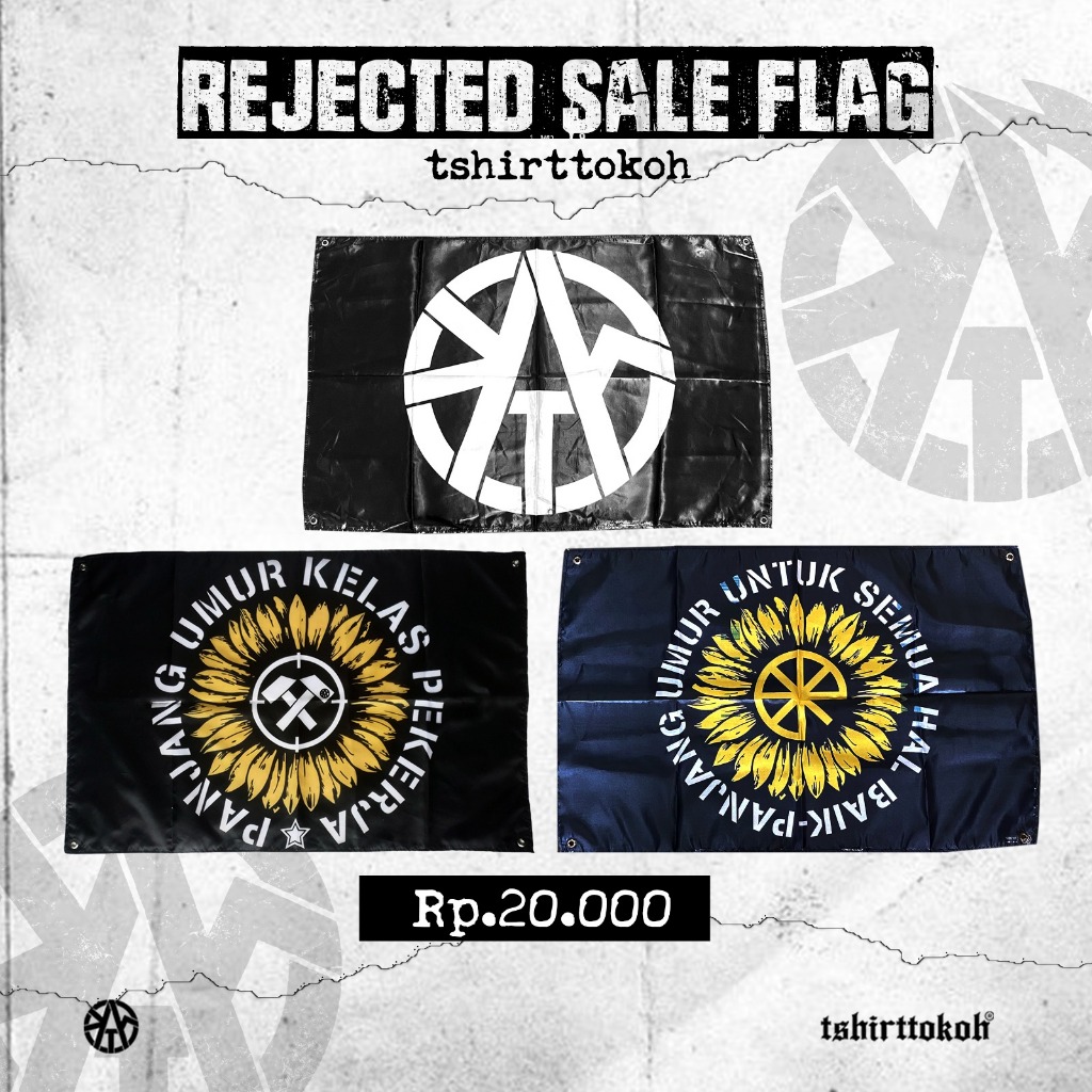 REJECTED SALE FLAG TSHIRTTOKOH
