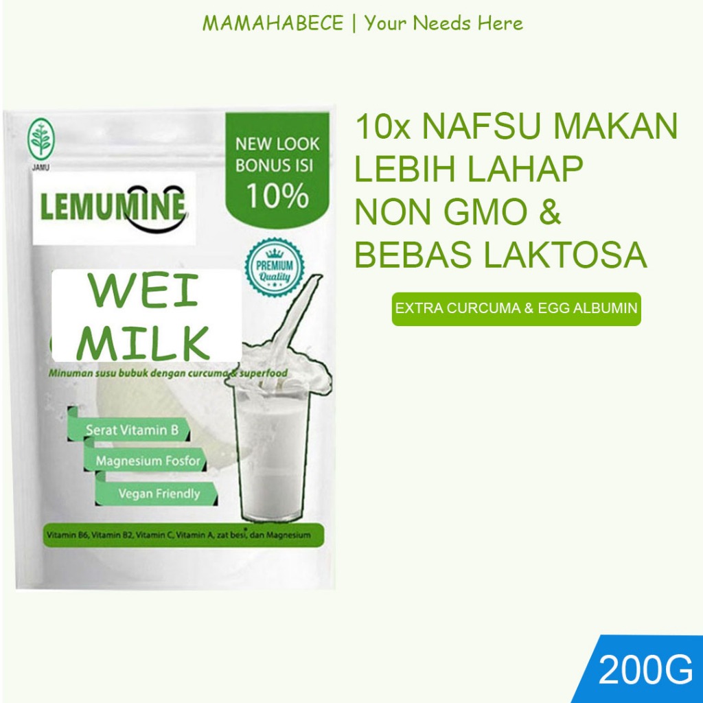 

Obat Gemuk Badan Permanen Bpom Milk Lemumine (200G)