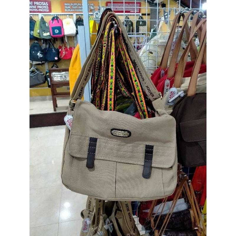 Tas Canvas Messenger Selempang Joger