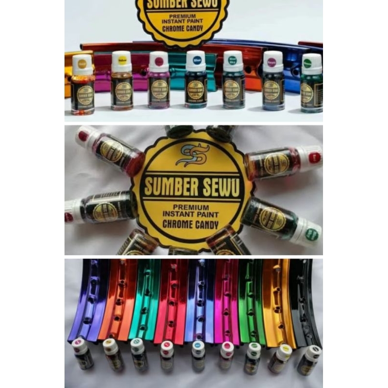 Cat Chrome Candy Paint // Pewarna Logam // Cat Velg // Cat Oles Candy Paint // Cat Logam // Cat Velg