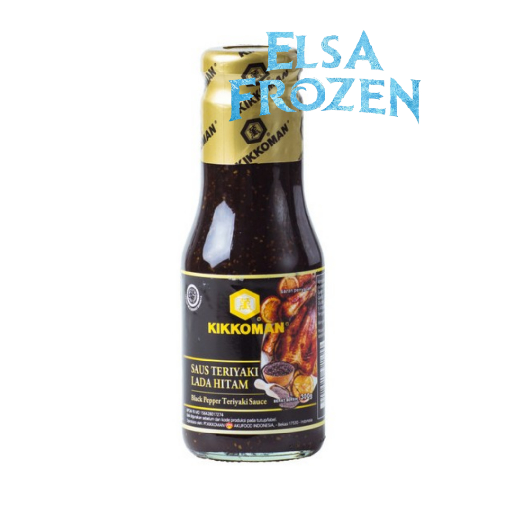 

KIKKOMAN SAUS TERIYAKI LADA HITAM 300GR