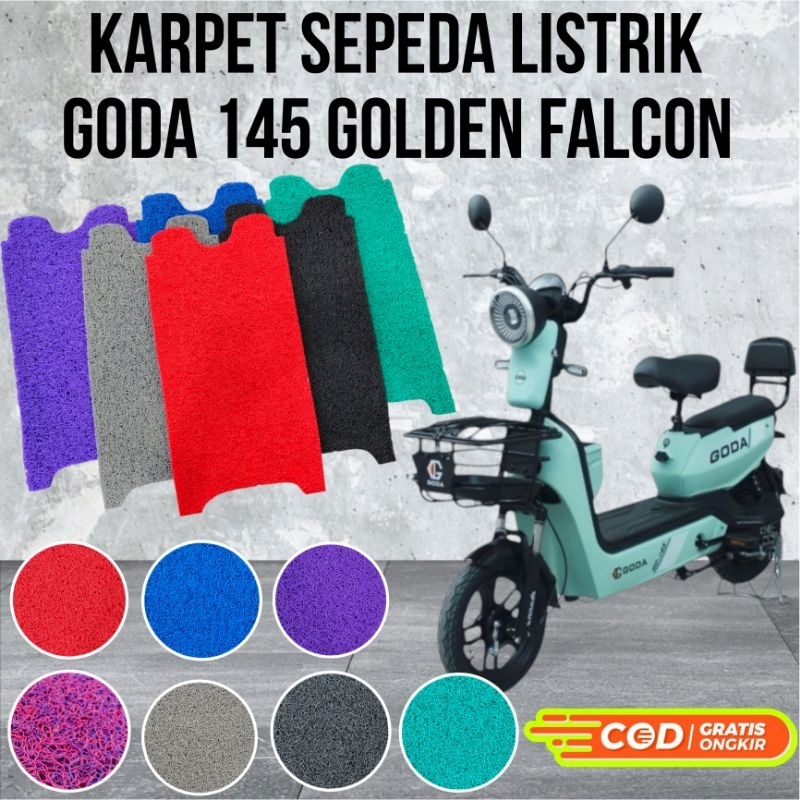 Karpet sepeda listrik Goda 145/145A Golden Falcon