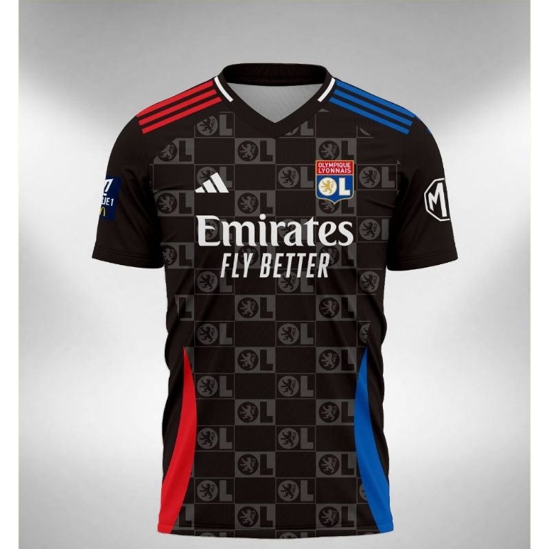 Jersey Lyon Home Away Third2024 2025