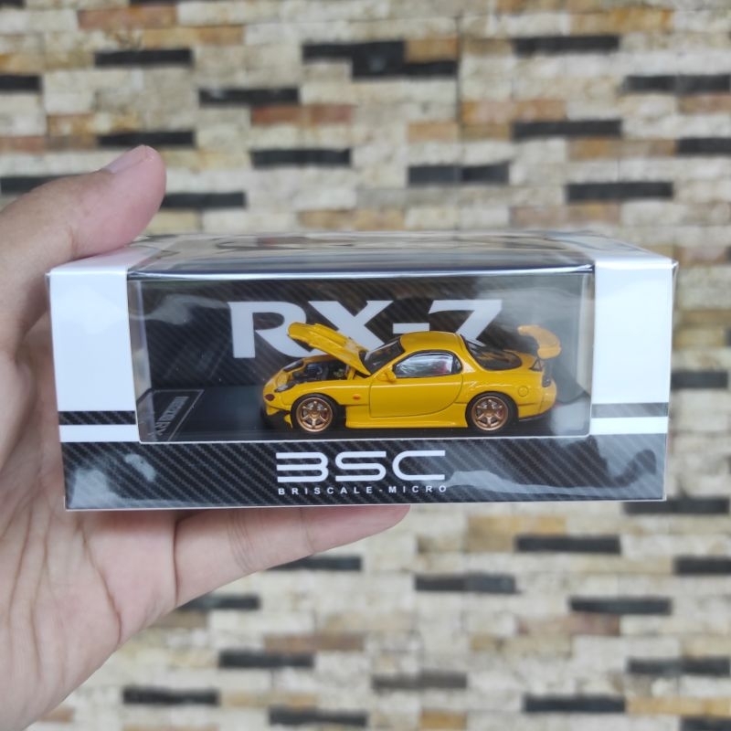 BSC 1/64 Mazda RX7 Initial-D RE Amemiya Yellow