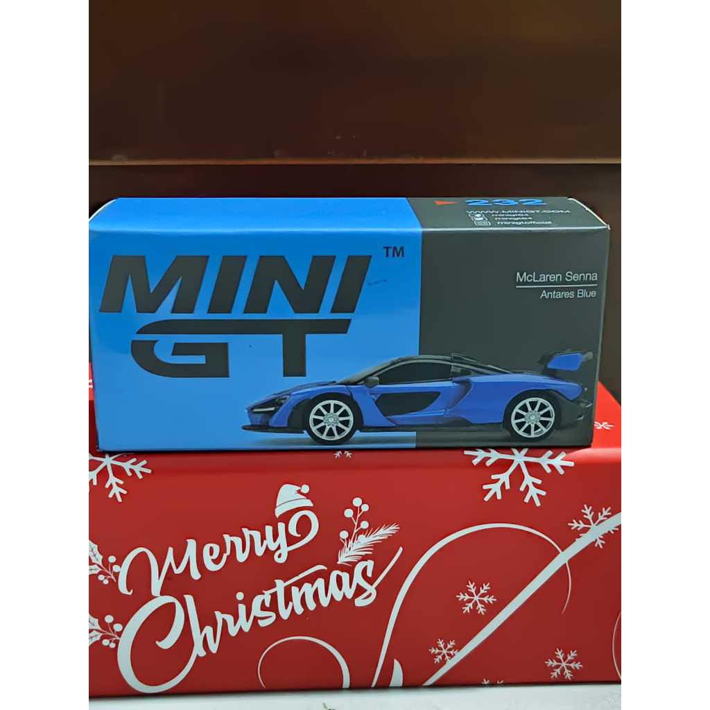 Mini GT Mclaren Senna Biru Rare