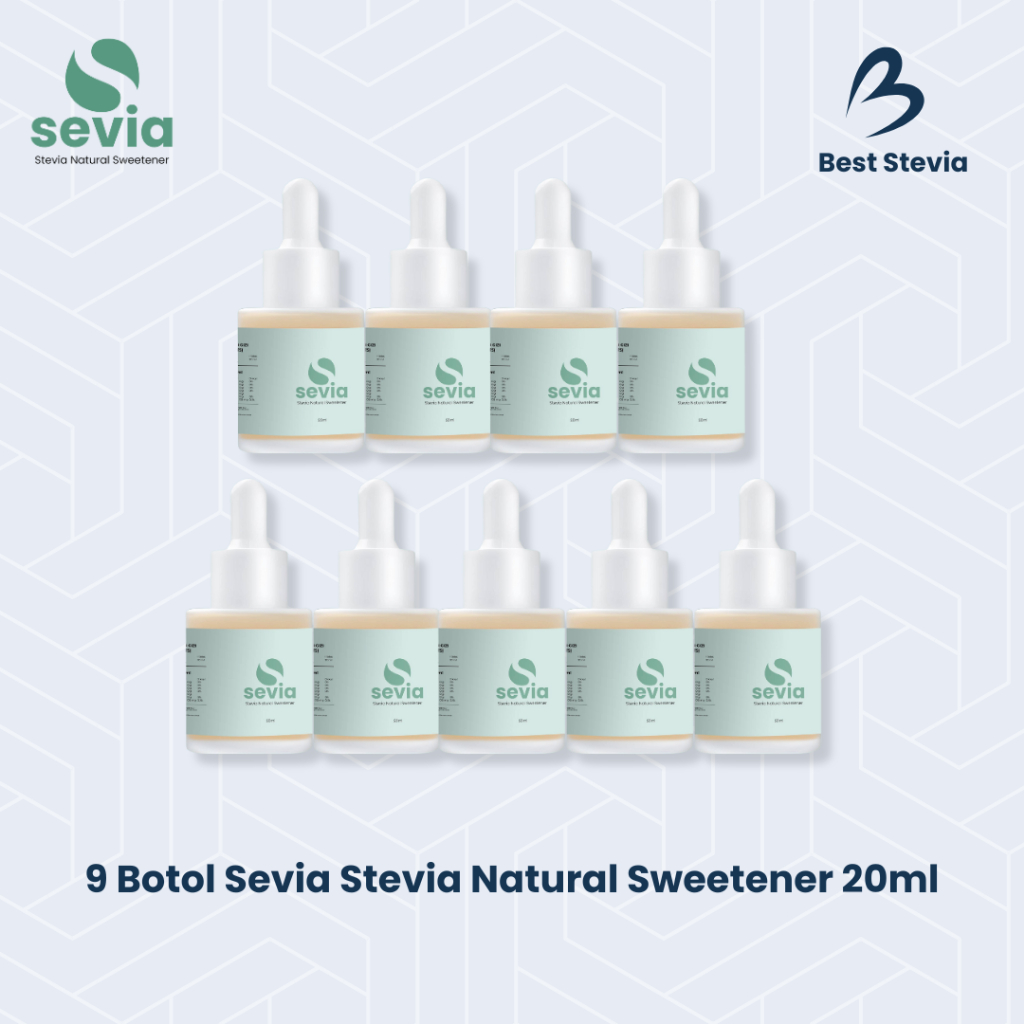 

Sevia Stevia Pemanis Alami Nol Kalori Nol Gula 9 Botol 20ml