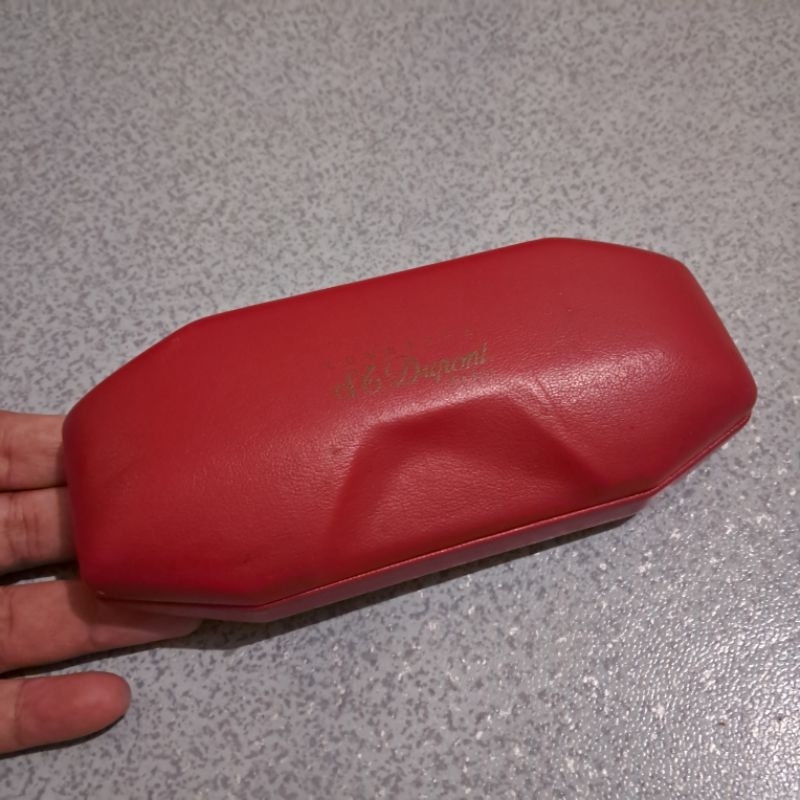 Kotak original asli kacamata St Dupont Lunettes Paris hardcase vintage