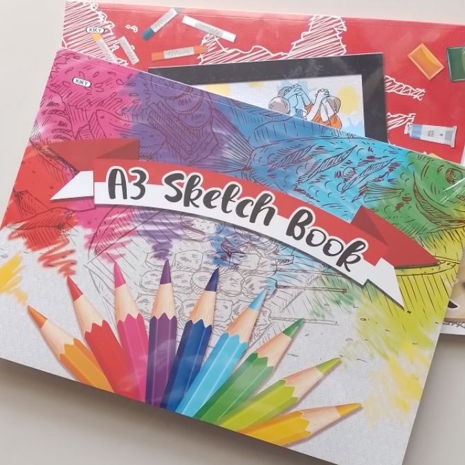 

Gila Buku Sketsa Sketch Book Kiky A3 Pcs Orinal