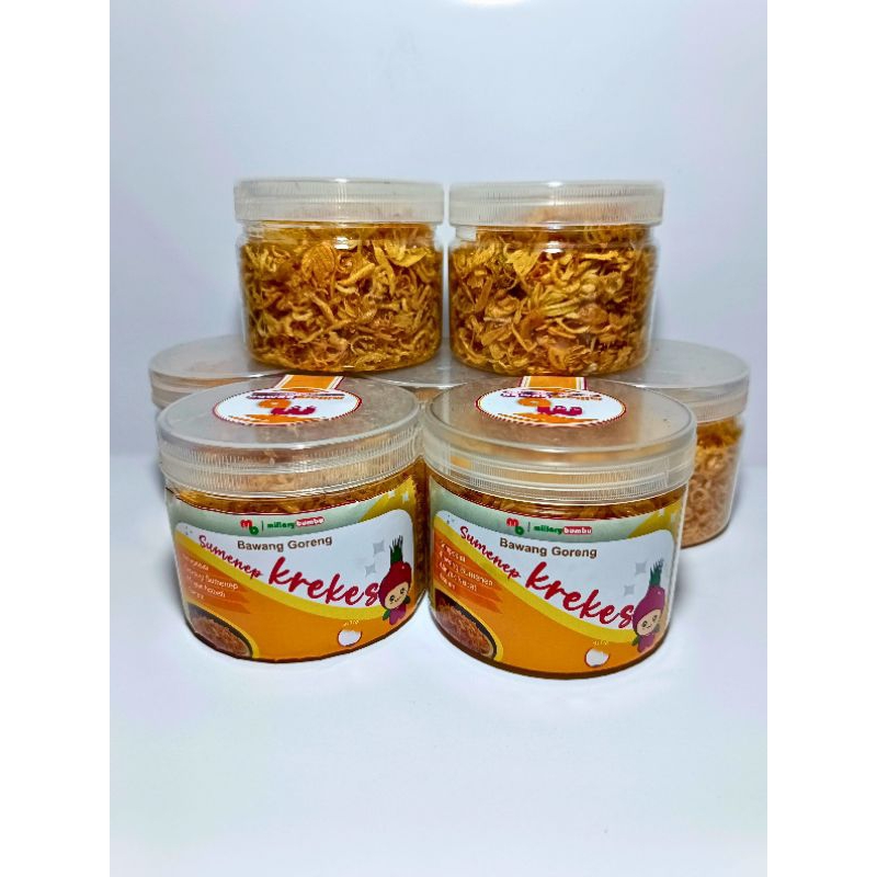 

Bawang Goreng Sumenep Asli / Bawang Goreng Premium 100 gram
