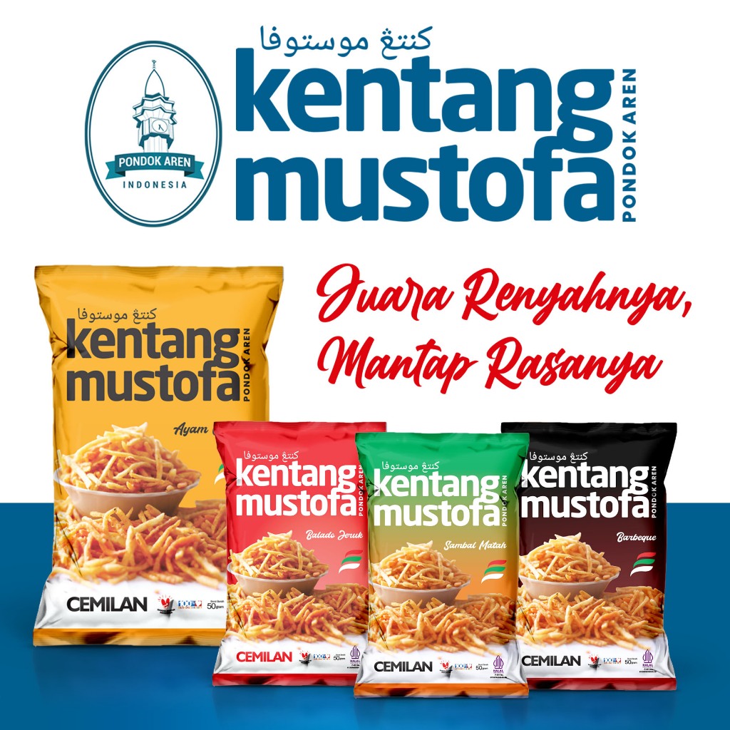 

Pondok Aren Kentang Mustofa Goreng Keripik Kripik Kering Kentang Mustopa Mustofa Balado Pedas Manis Original