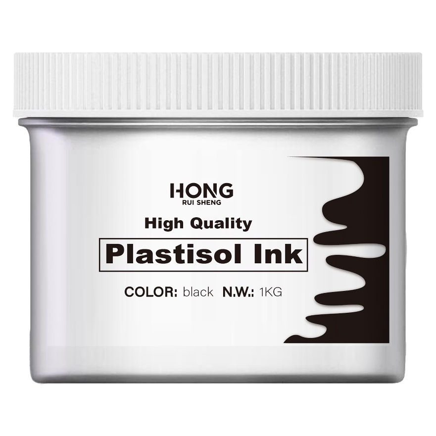 

Super HONG RUI SHENG Plastisol Hitam Tinta Sablon Brain 1KG Warna Kaya Mudah Dicetak